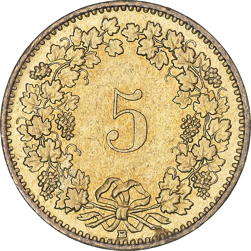 Moneda, Suiza, 5 Rappen, 1993