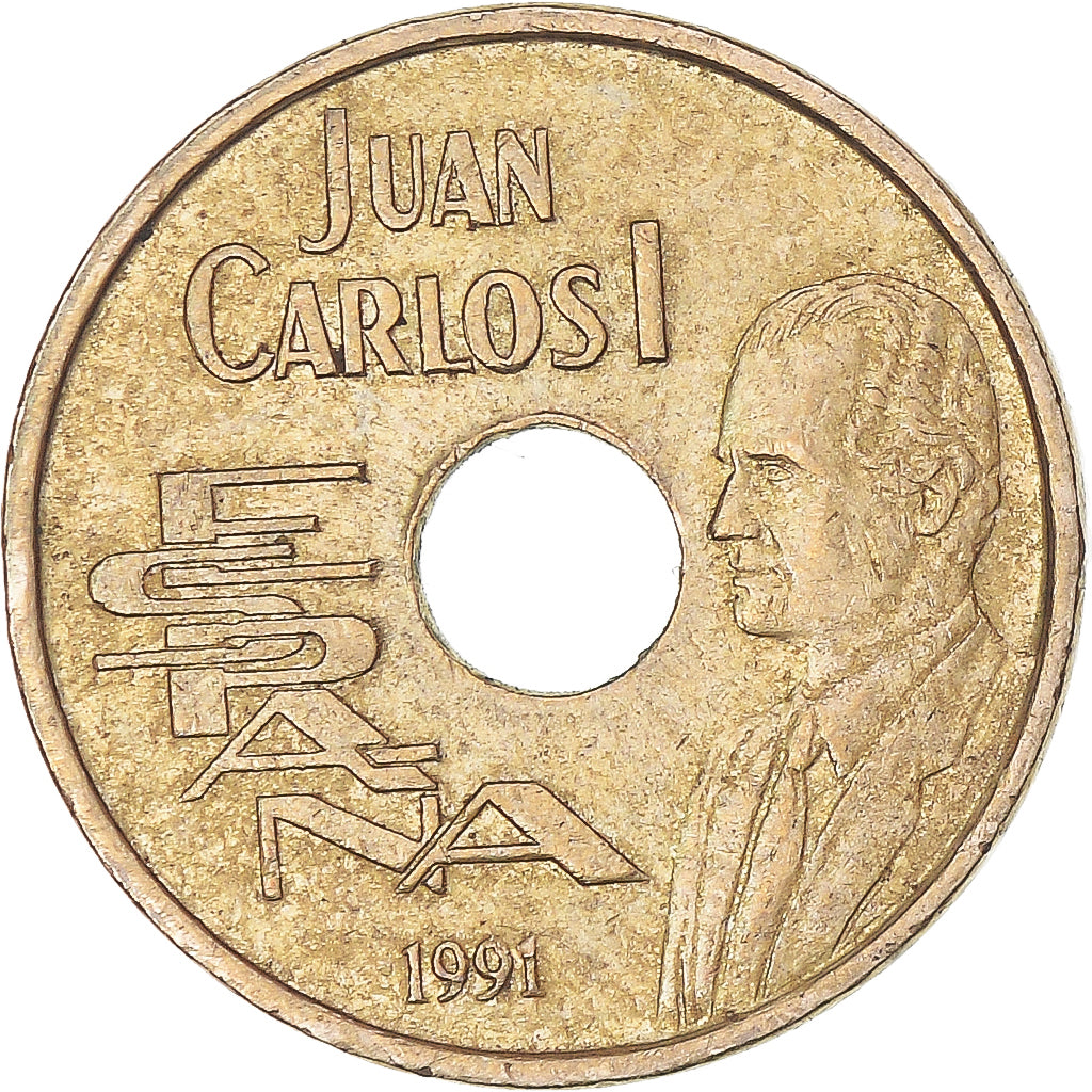 Moneta, Spagna, 25 Pesetas, 1991
