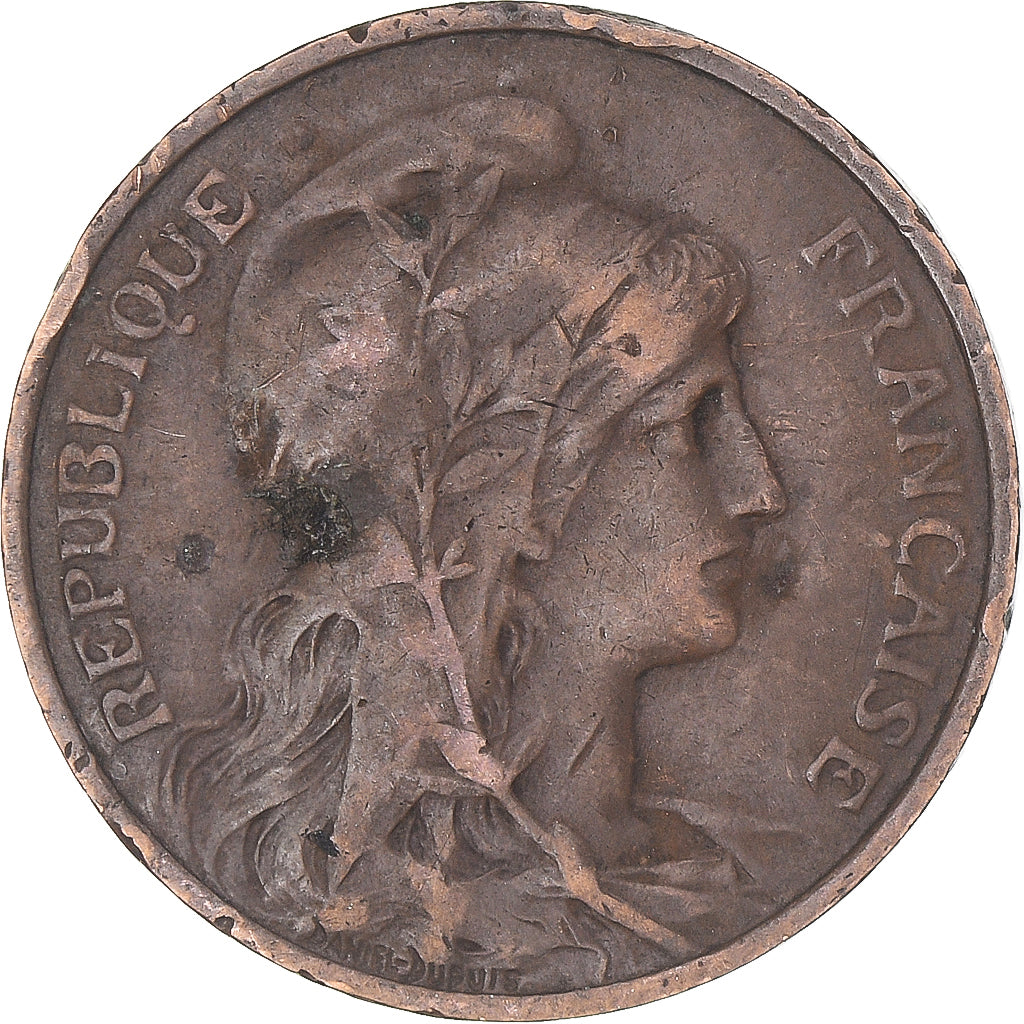 Coin, France, 5 Centimes, 1913