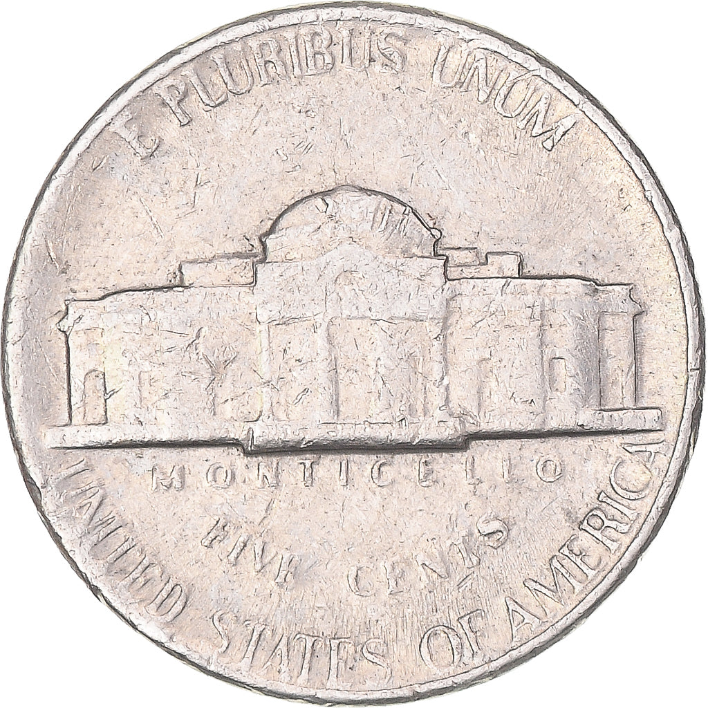 Coin, United States, 5 Cents, 1991