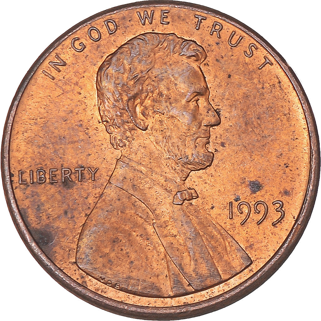 Moneta, Stati Uniti, Cent, 1993