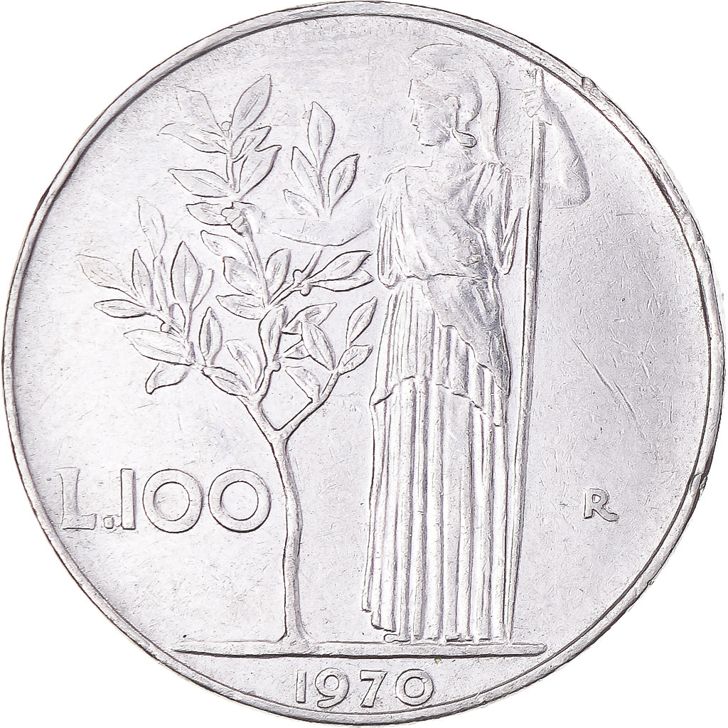 Moneta, Italia, 100 Lire, 1970