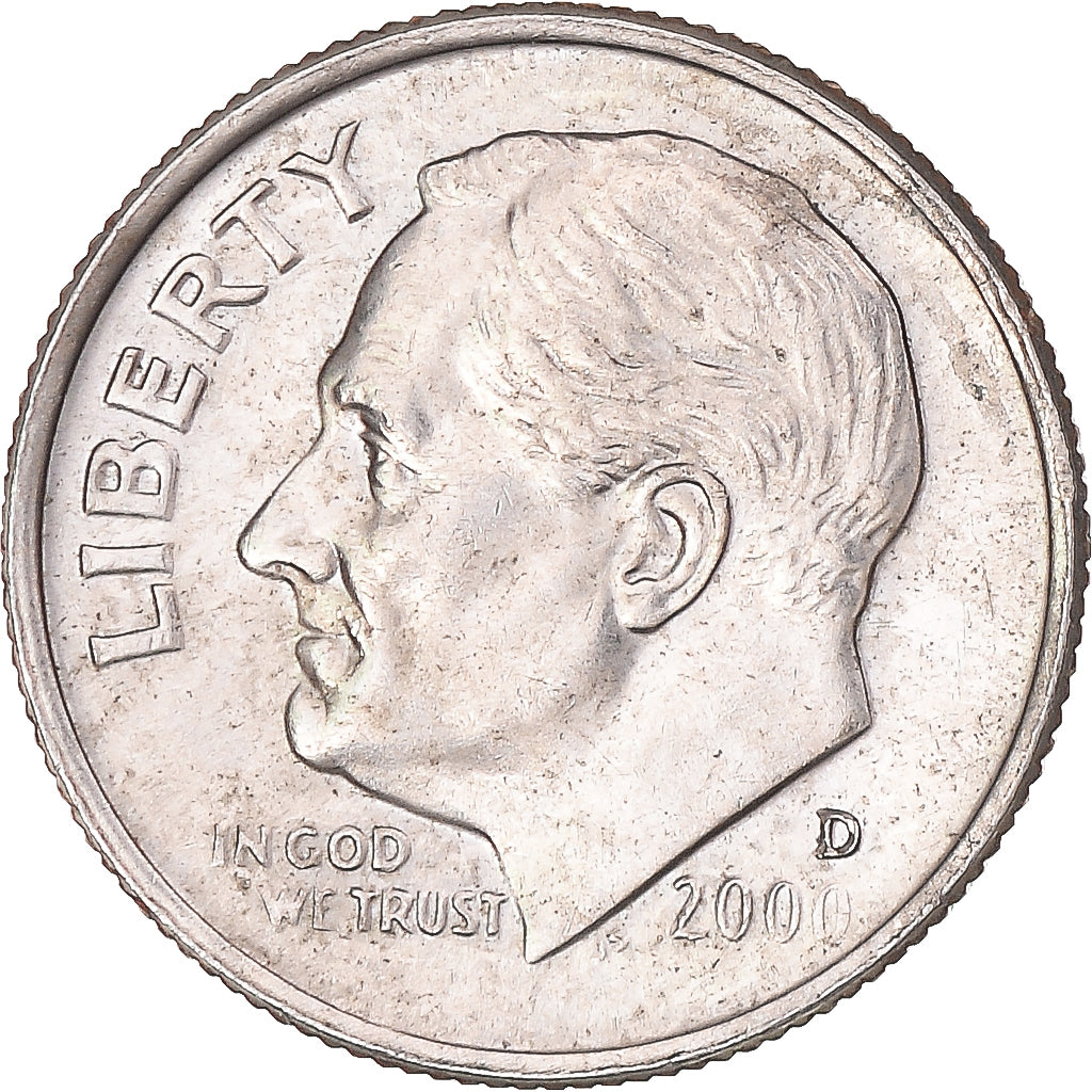 Moeda, Estados Unidos da América, Dime, 2000