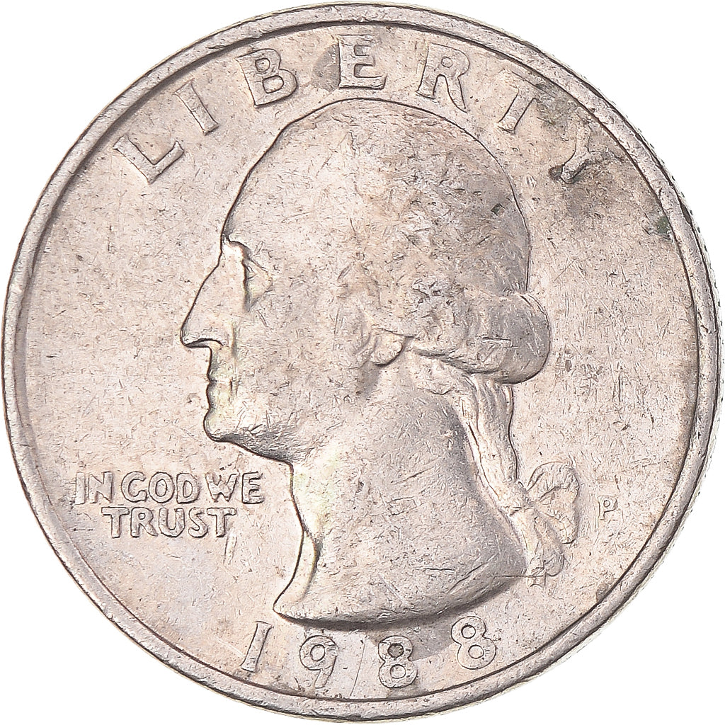 Coin, United States, Quarter, 1988