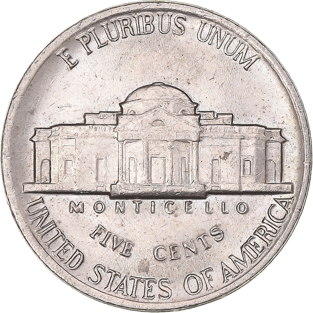 Moeda, Estados Unidos da América, 5 Cents, 1986
