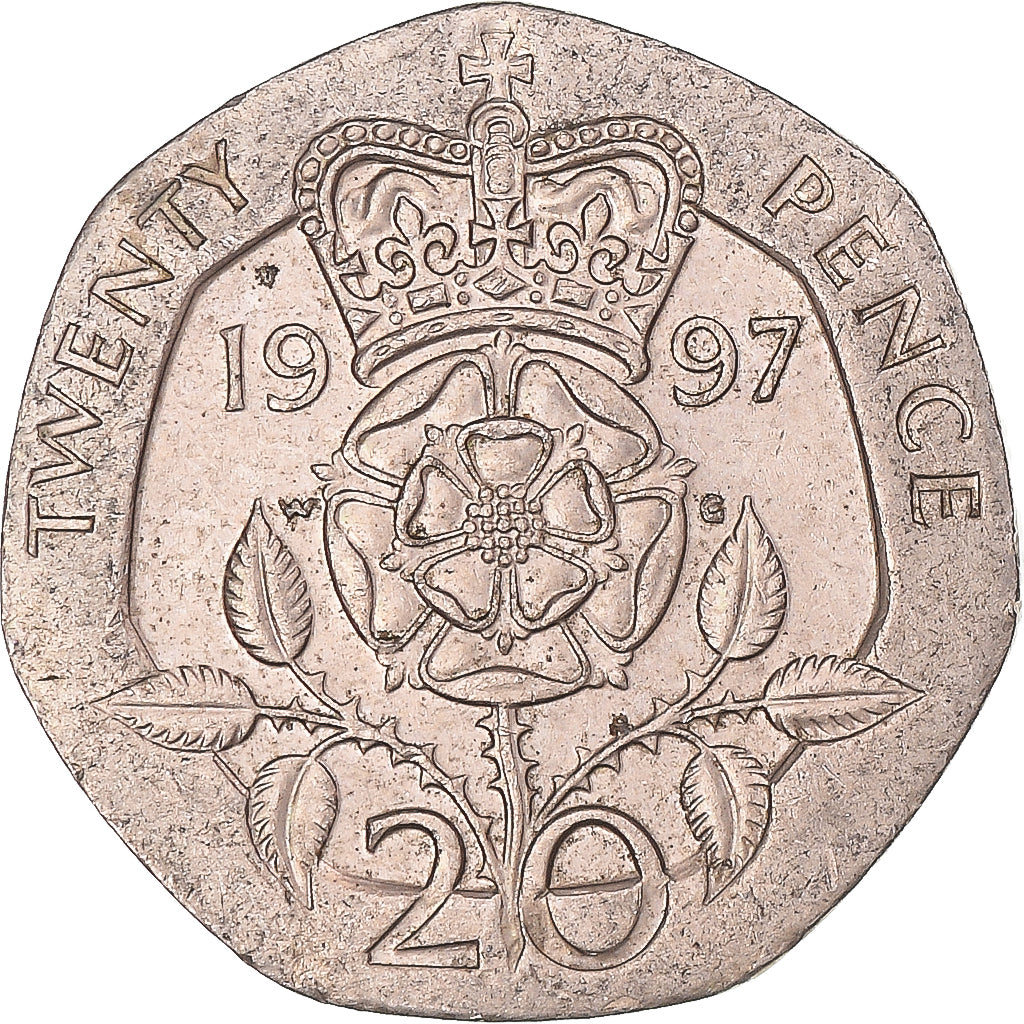 Moneta, Wielka Brytania, 20 Pence, 1997