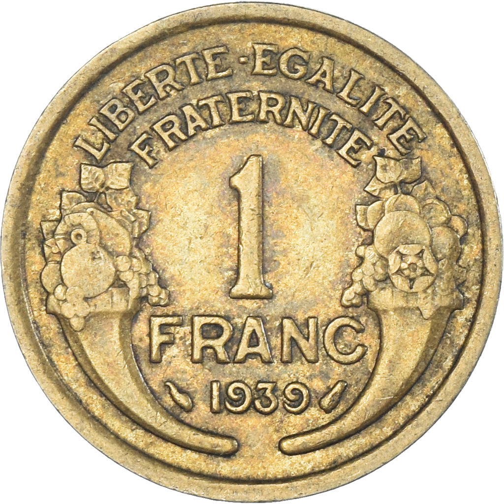 Münze, Frankreich, Franc, 1939