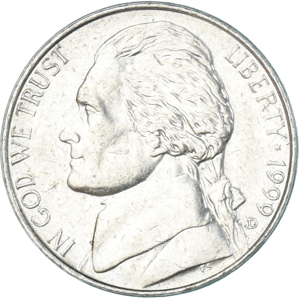 Munten, Verenigde Staten, 5 Cents, 1999