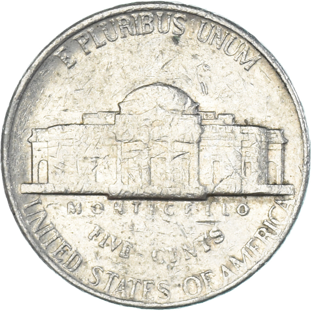 Monnaie, États-Unis, 5 Cents, 1990
