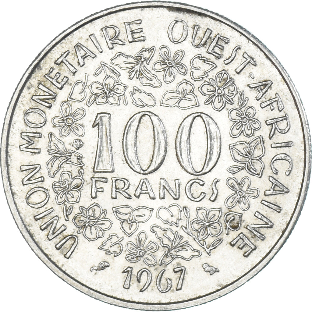 Moeda, Estados da África Ocidental, 100 Francs, 1967