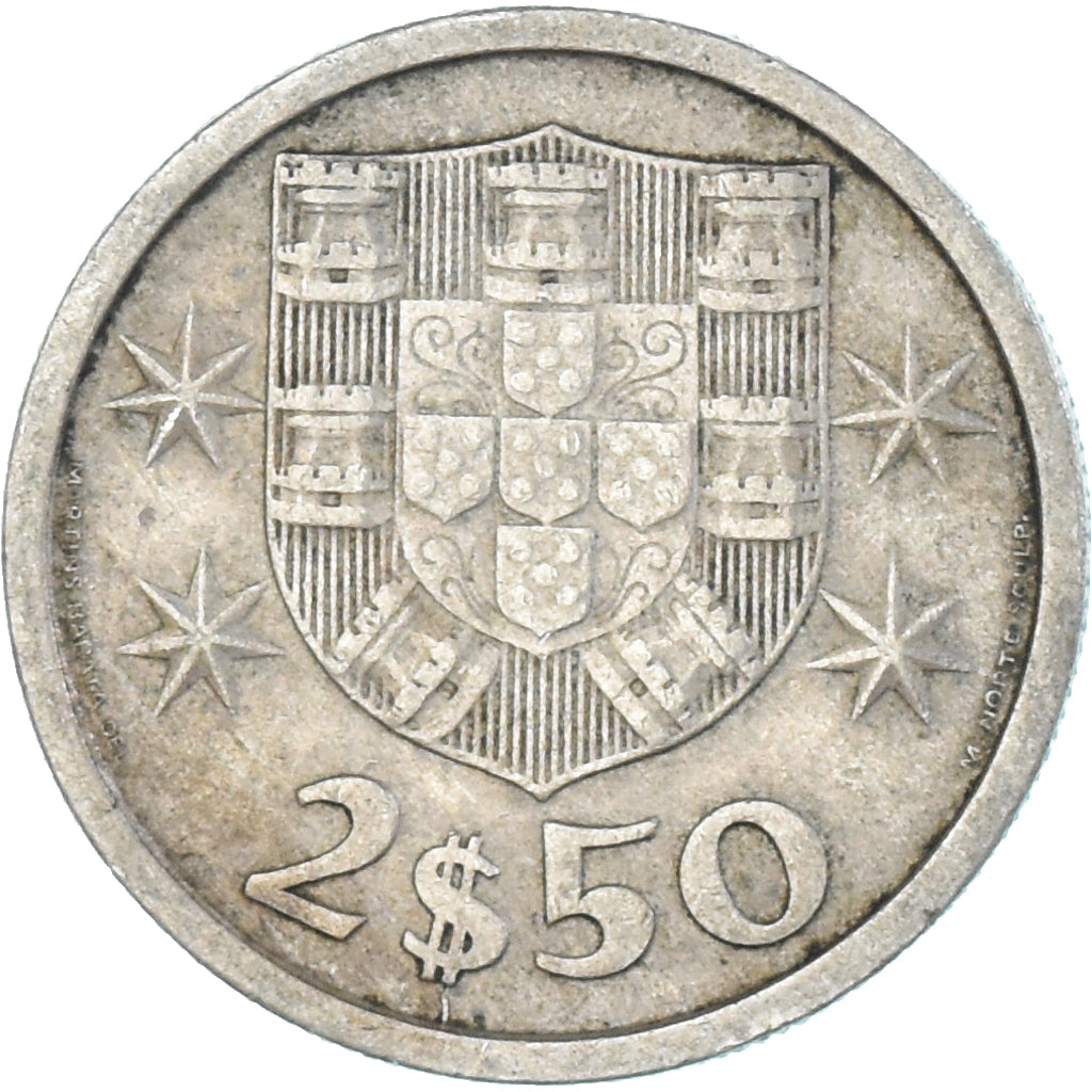 Moneta, Portogallo, 2-1/2 Escudos, 1967
