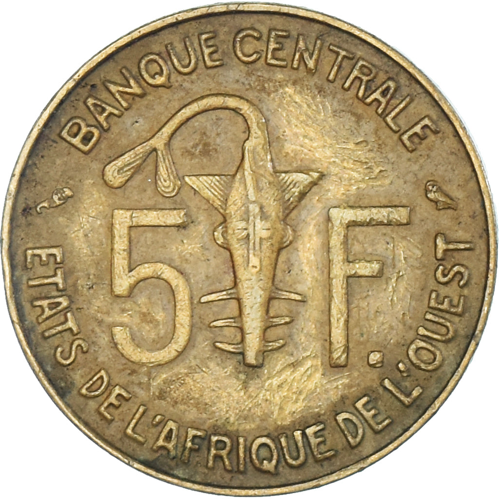 Moeda, Estados da África Ocidental, 5 Francs, 1965