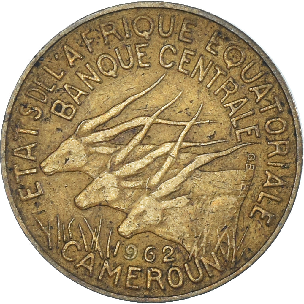 Coin, Cameroon, 5 Francs, 1962