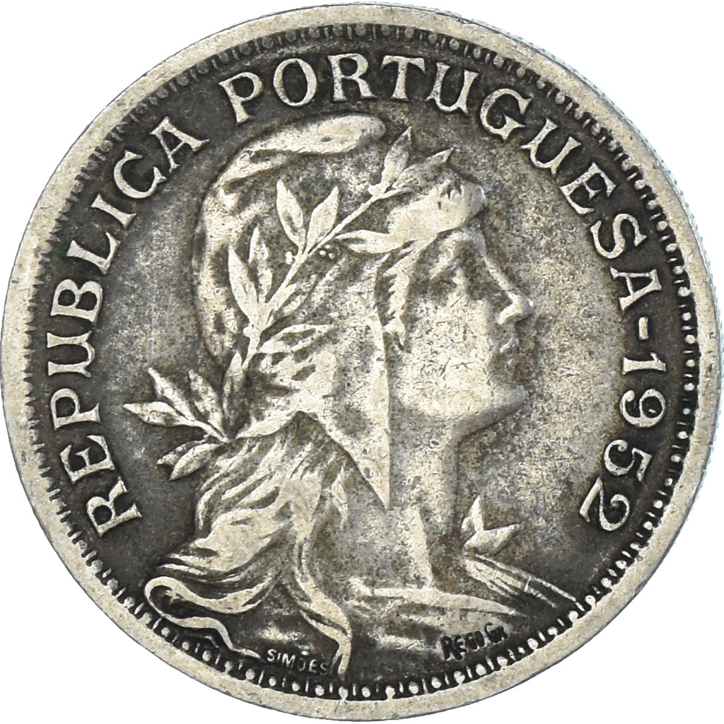 Moeda, Portugal, 50 Centavos, 1952