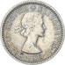 Coin, Great Britain, 6 Pence, 1956