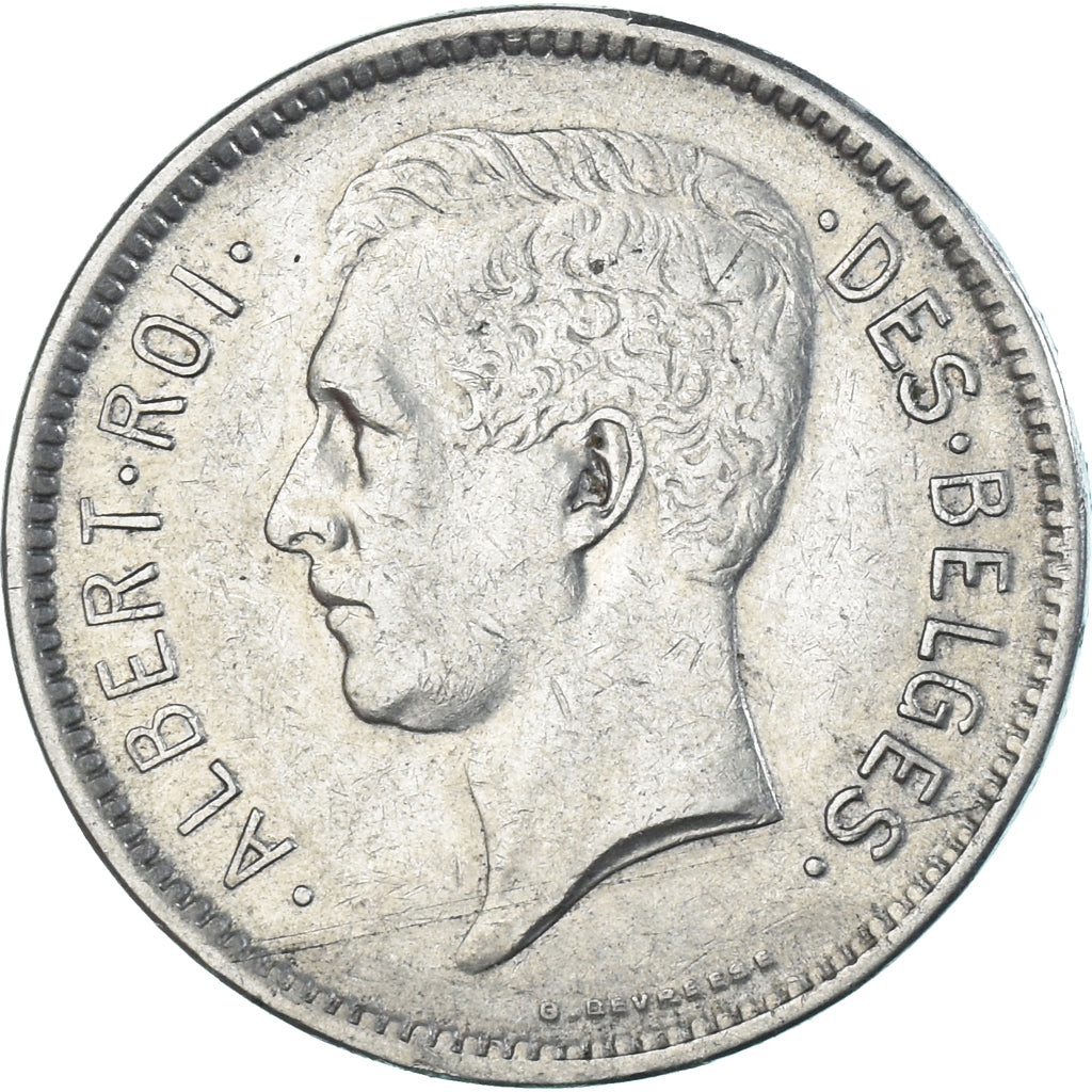 Coin, Belgium, 5 Francs, 5 Frank, 1931