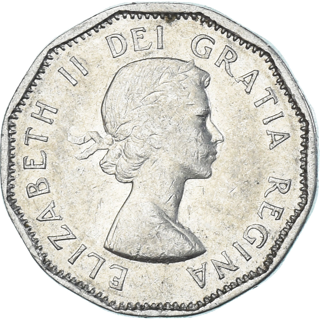 Moneta, Canada, 5 Cents, 1961