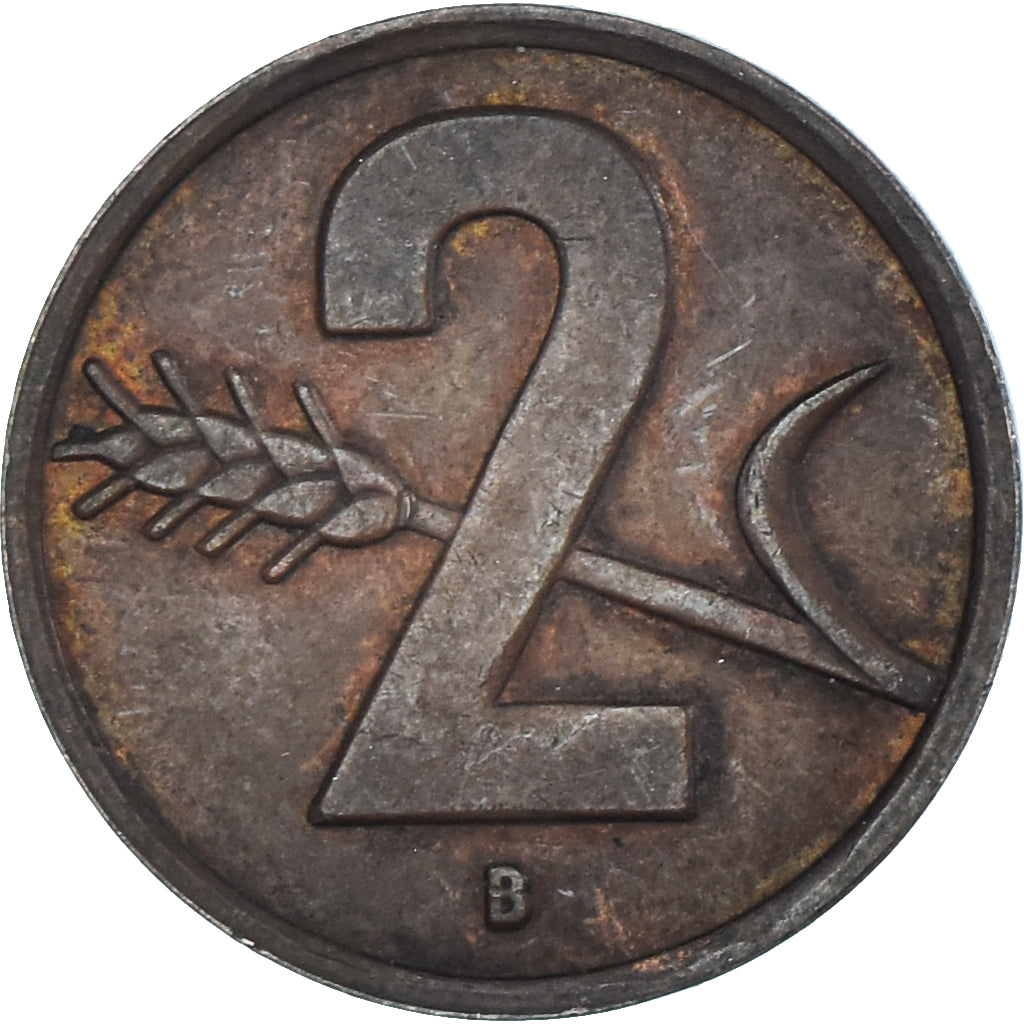 Moeda, Suíça, 2 Rappen, 1951