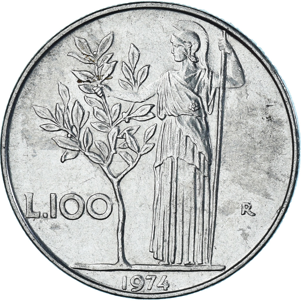 Coin, Italy, 100 Lire, 1974