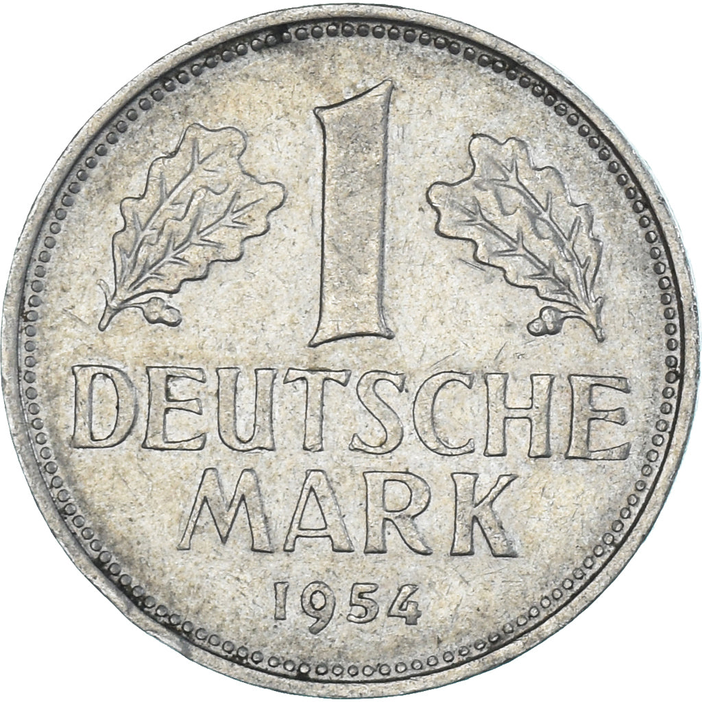 Coin, Germany, Mark, 1954