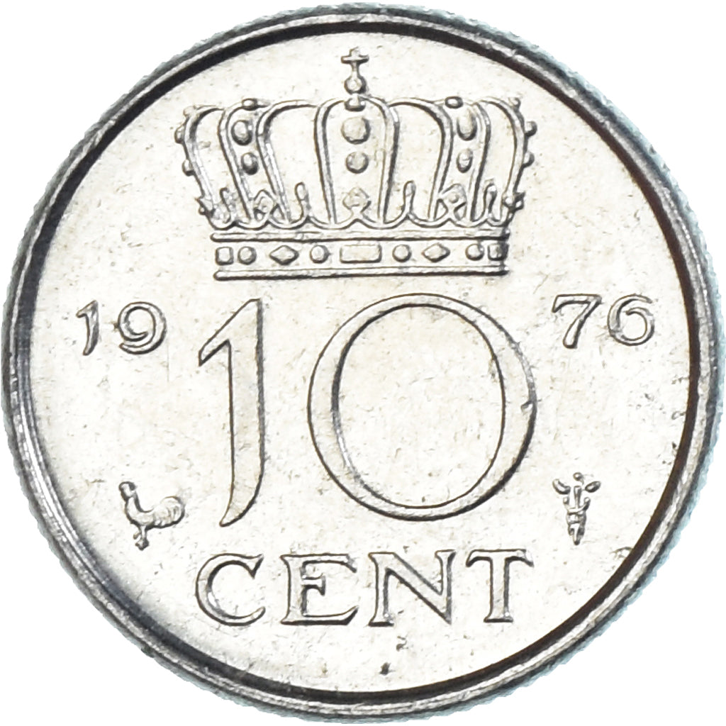 Moneta, Paesi Bassi, 10 Cents, 1976