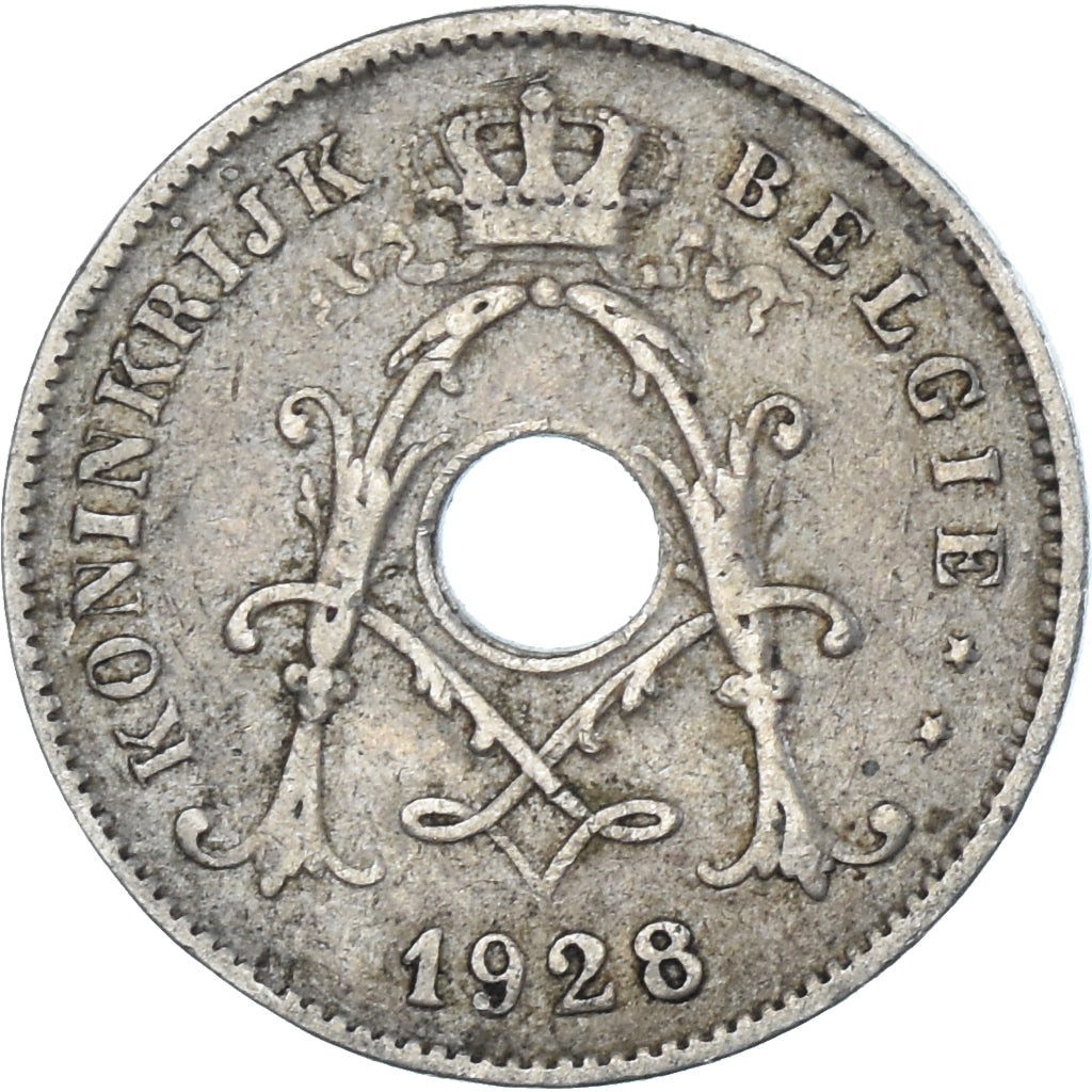Moneda, Bélgica, 10 Centimes, 1928