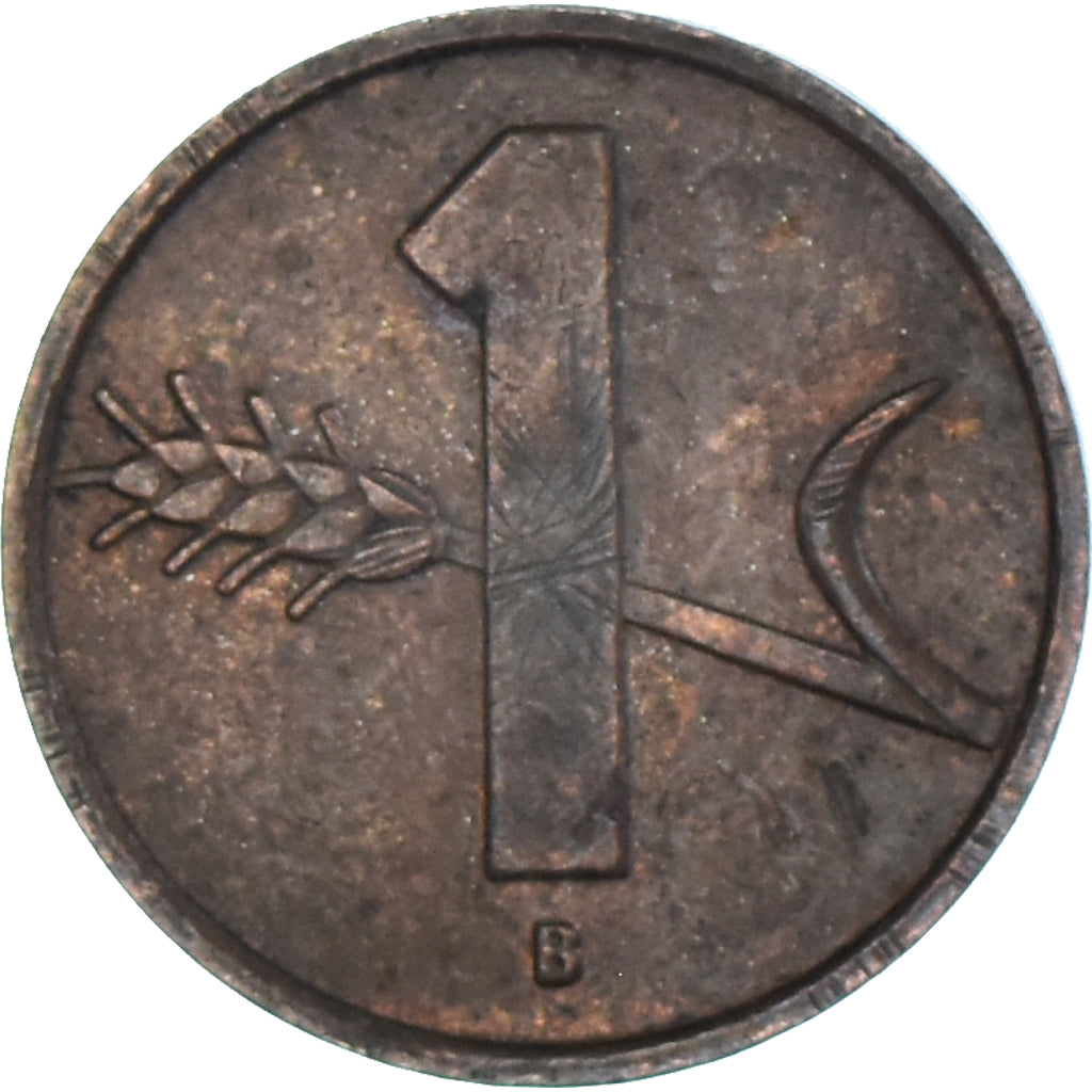Moneda, Suiza, Rappen, 1951