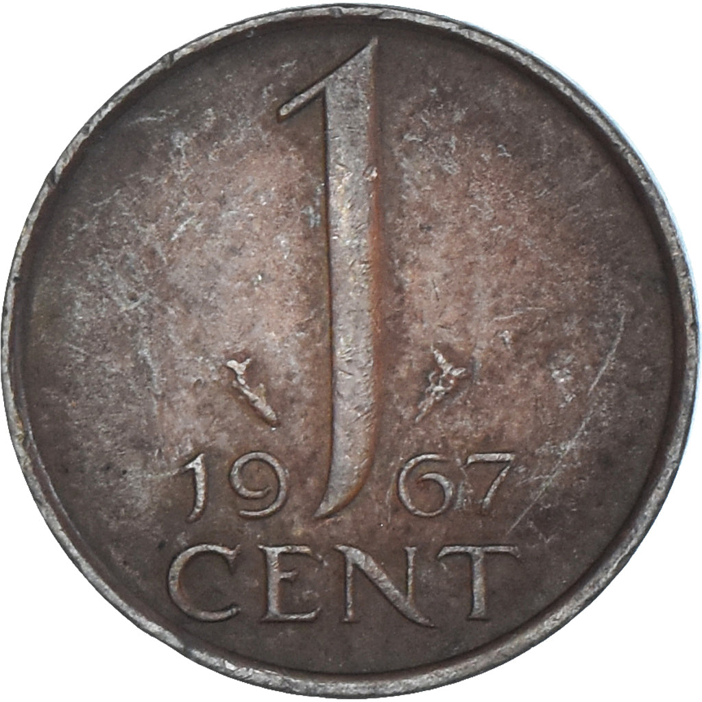 Moeda, Países Baixos, Cent, 1967