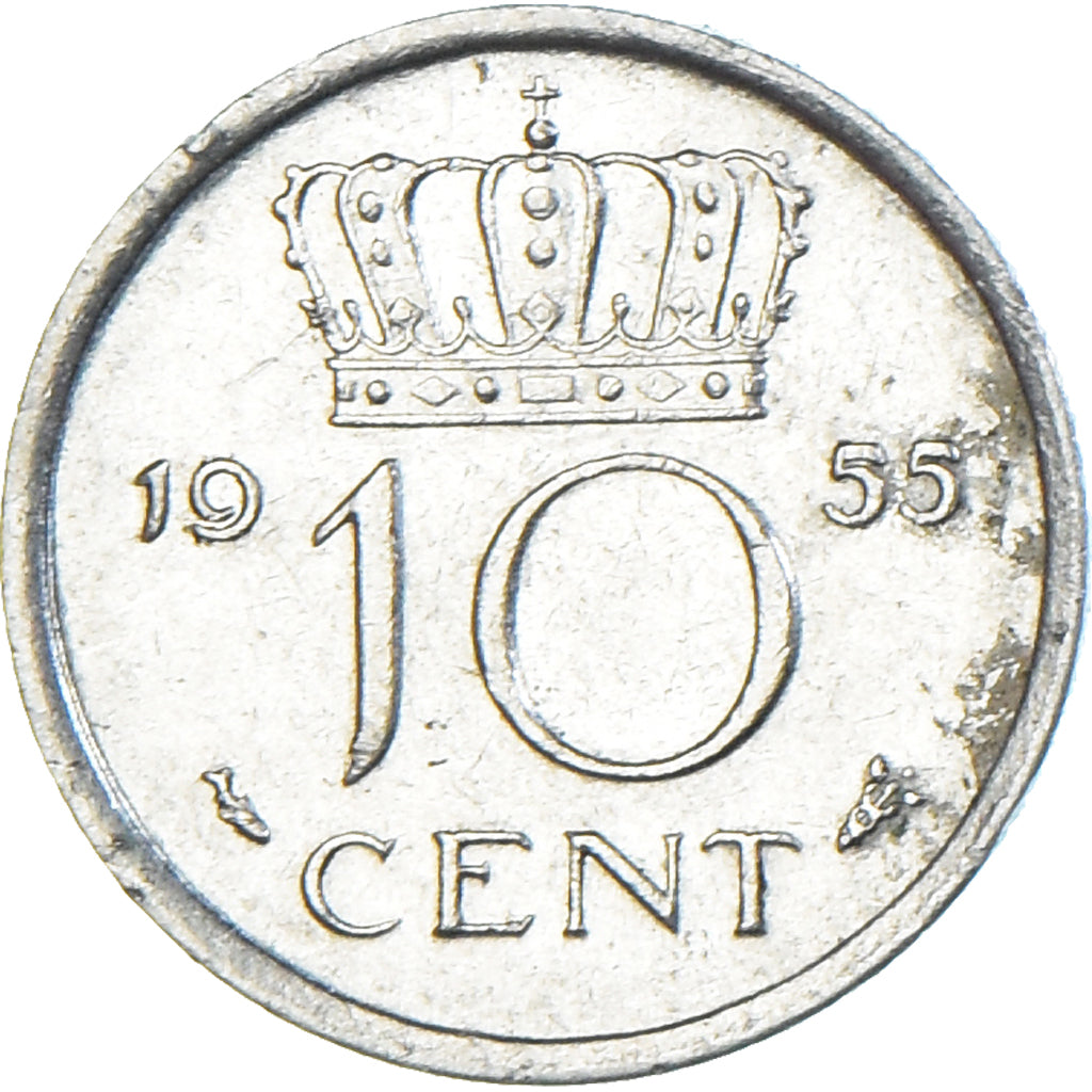 Moneta, Paesi Bassi, 10 Cents, 1955