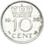 Coin, Netherlands, 10 Cents, 1955