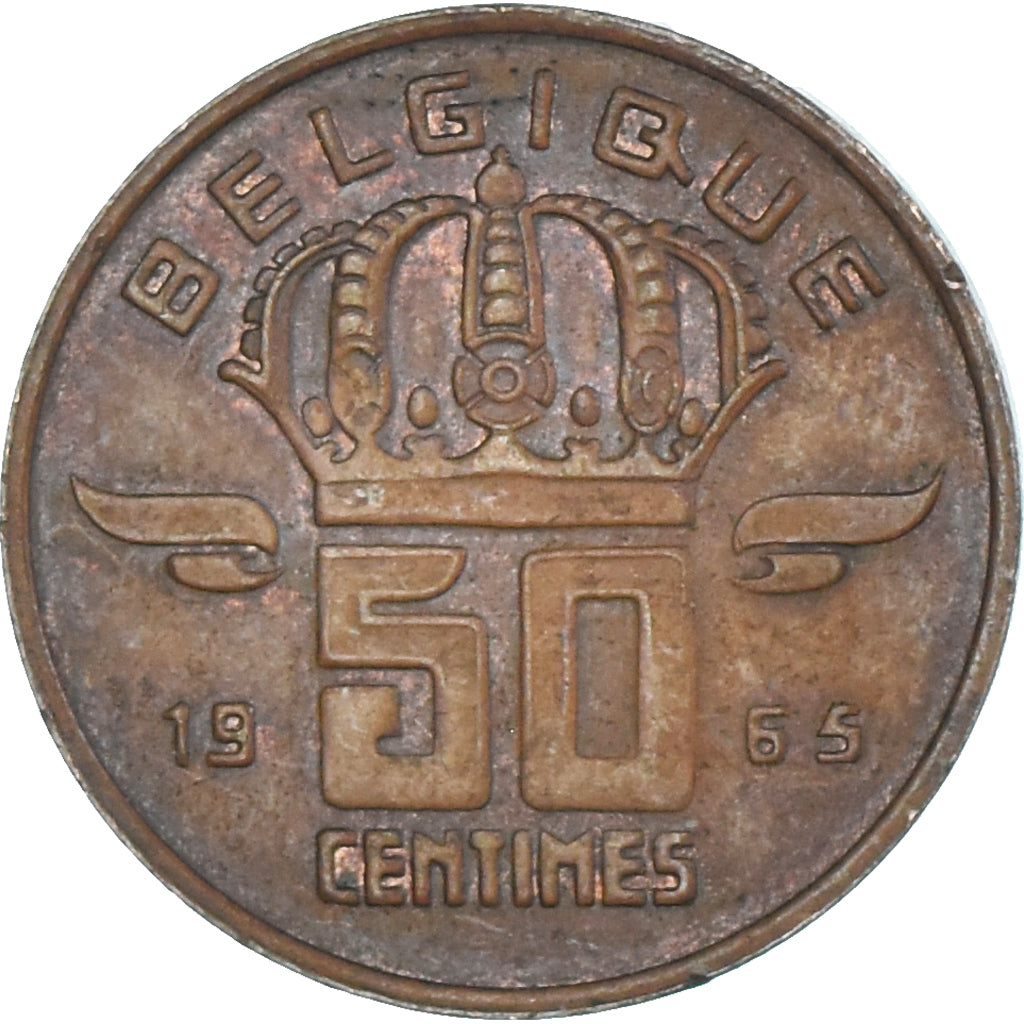 Coin, Belgium, 50 Centimes, 1965