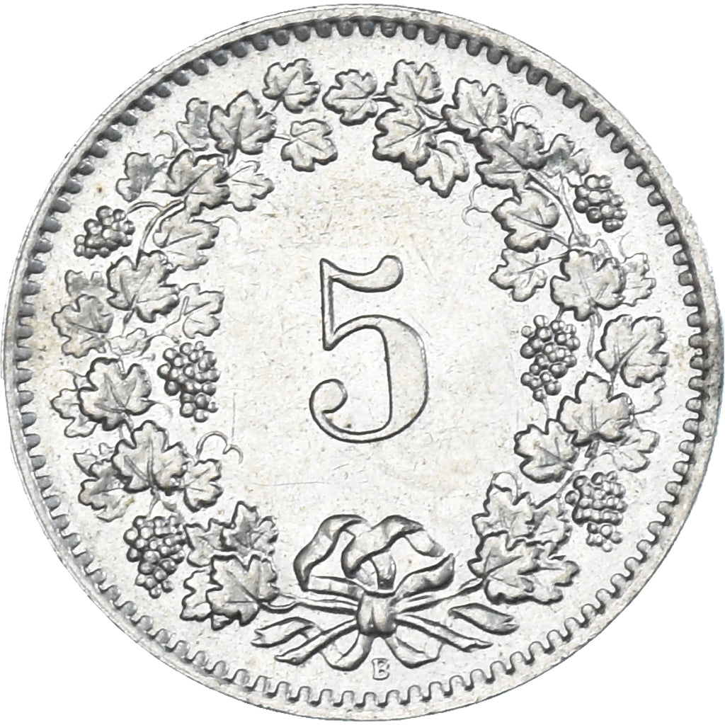 Munten, Zwitserland, 5 Rappen, 1959