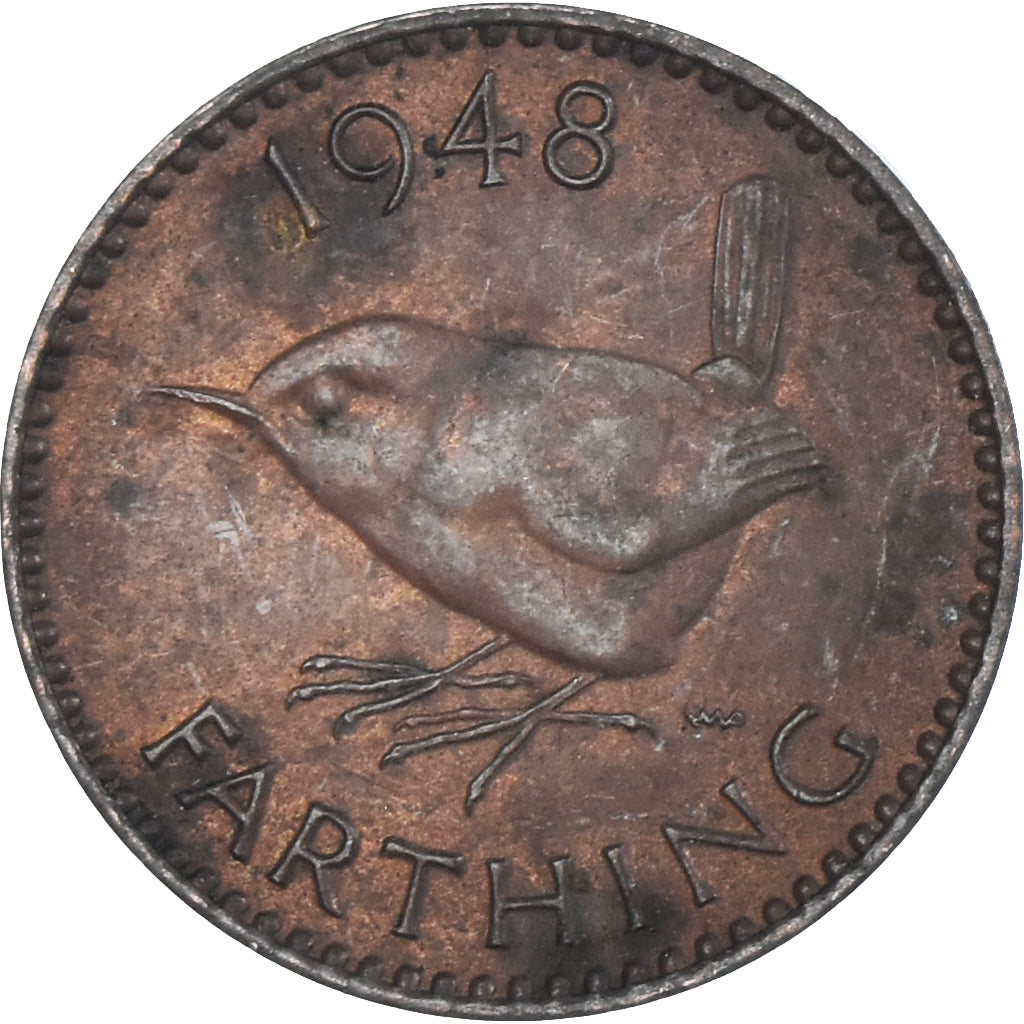 Moneta, Wielka Brytania, Farthing, 1948