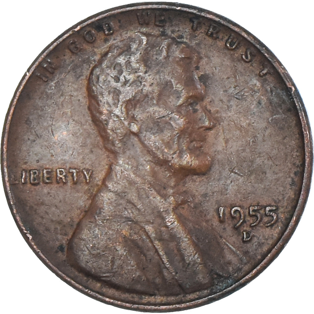 Moneta, Stati Uniti, Cent, 1955