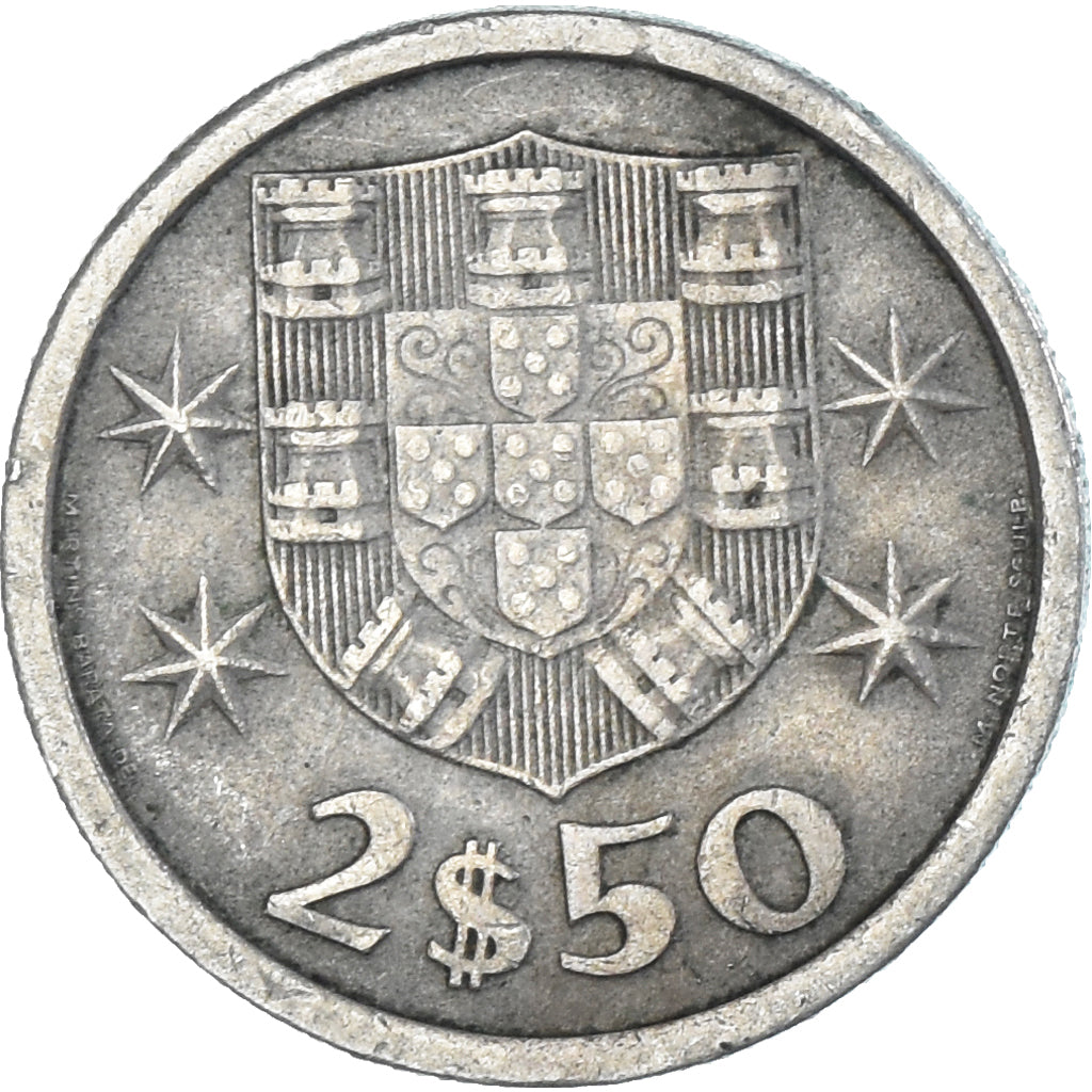 Monnaie, Portugal, 2-1/2 Escudos, 1966