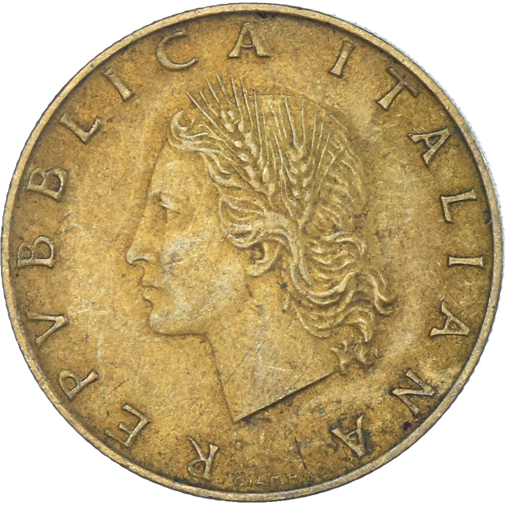 Moneta, Italia, 20 Lire, 1957