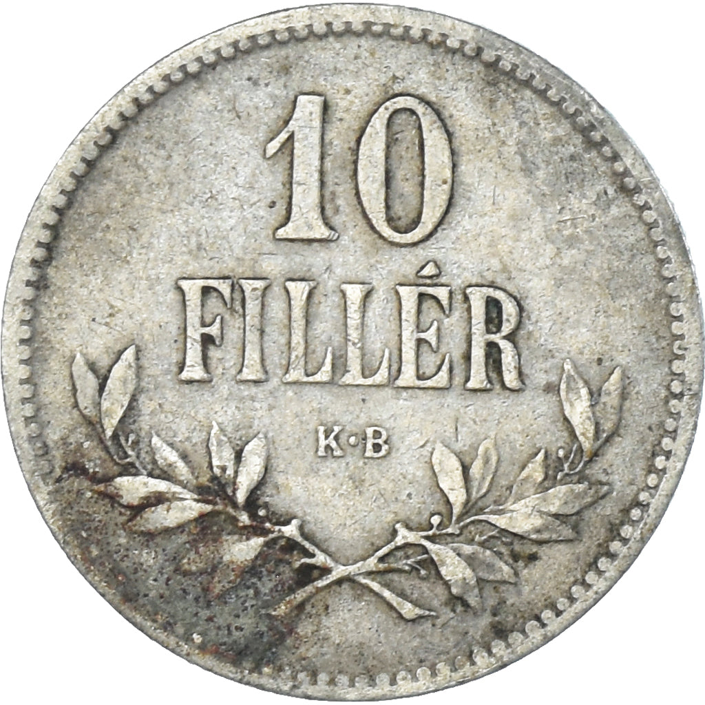 Moneta, Ungheria, 10 Filler, 1915
