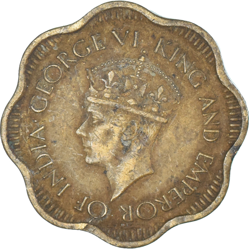 Ceylon, 10 Cents, 1944