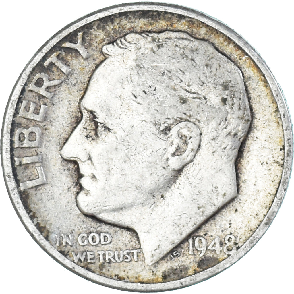 Moeda, Estados Unidos da América, Dime, 1948