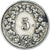 Coin, Switzerland, 5 Rappen, 1922