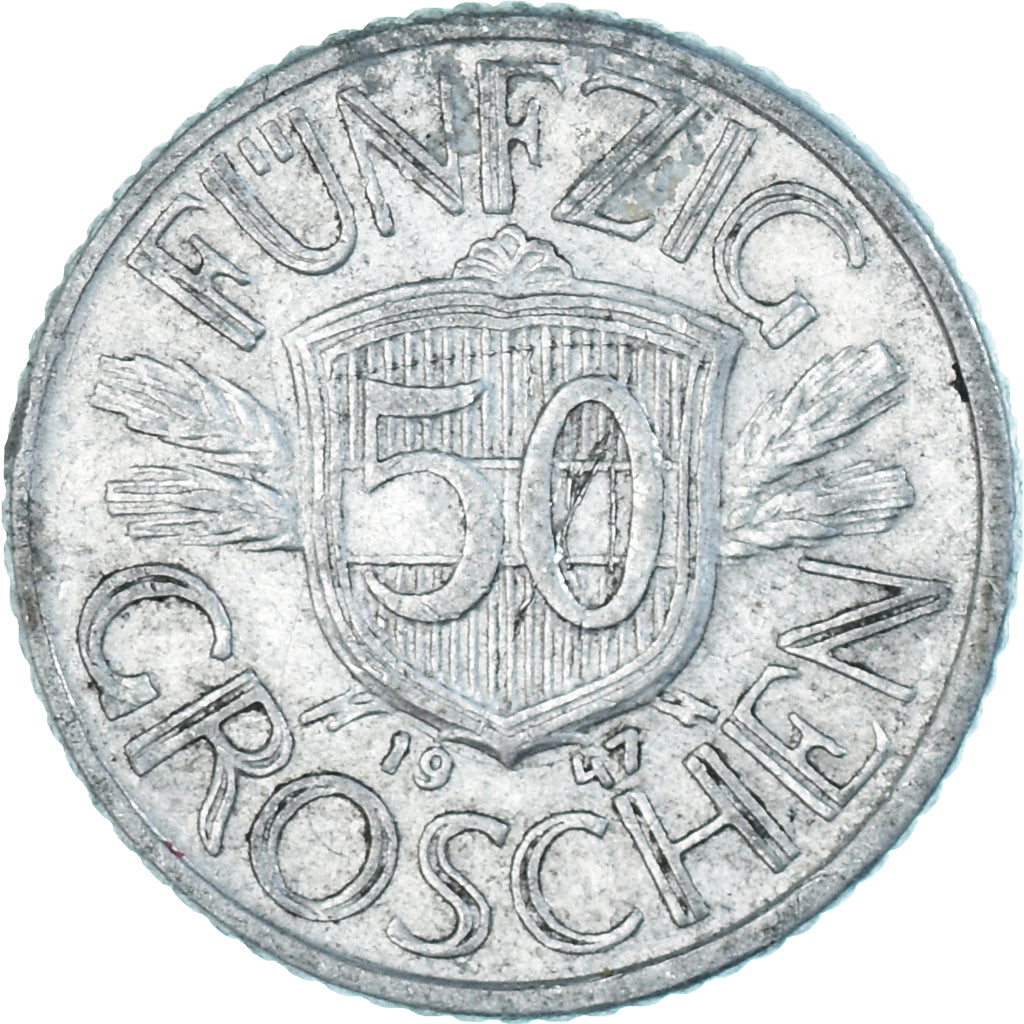 Moneta, Austria, 50 Groschen, 1947
