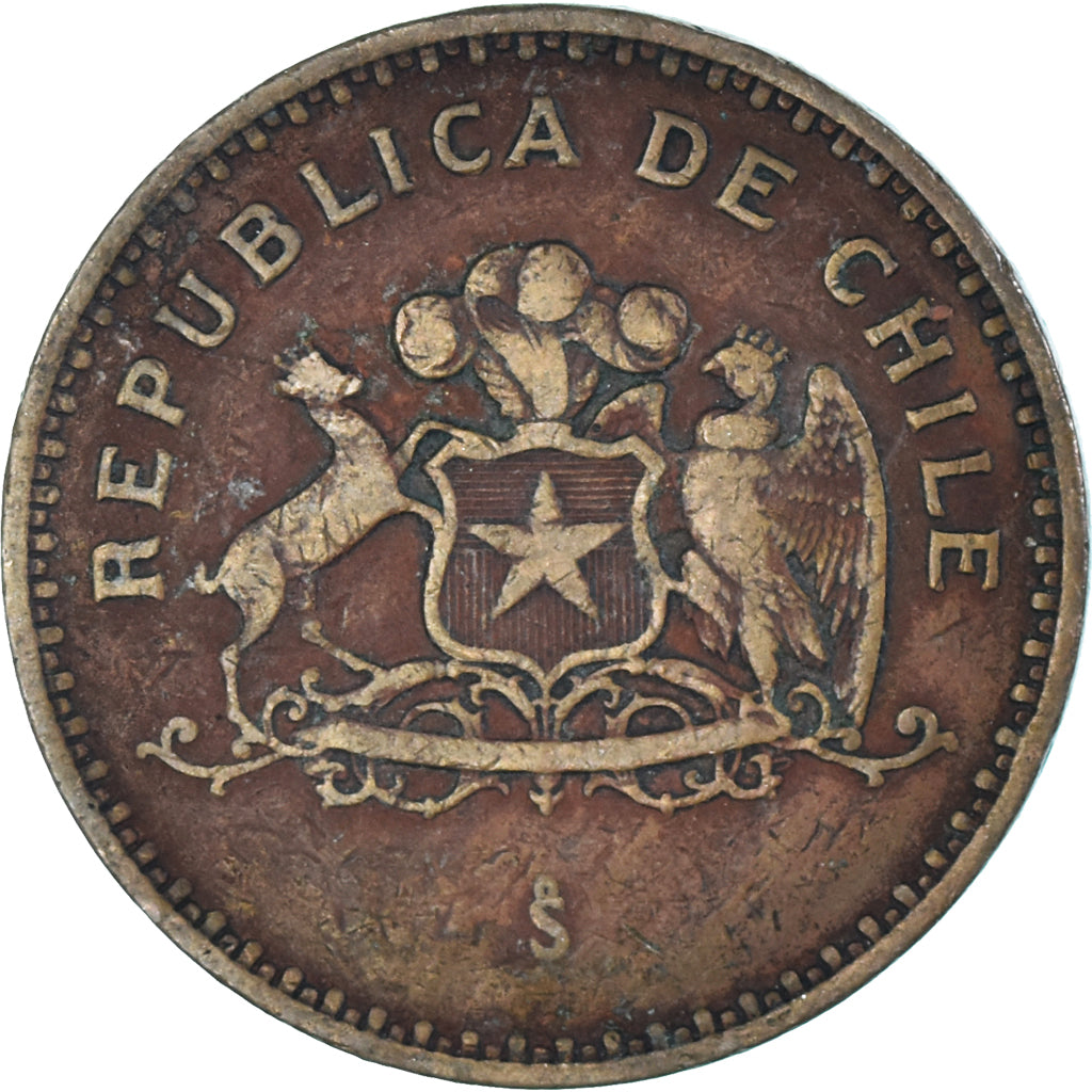 Coin, Chile, 100 Pesos, 1993