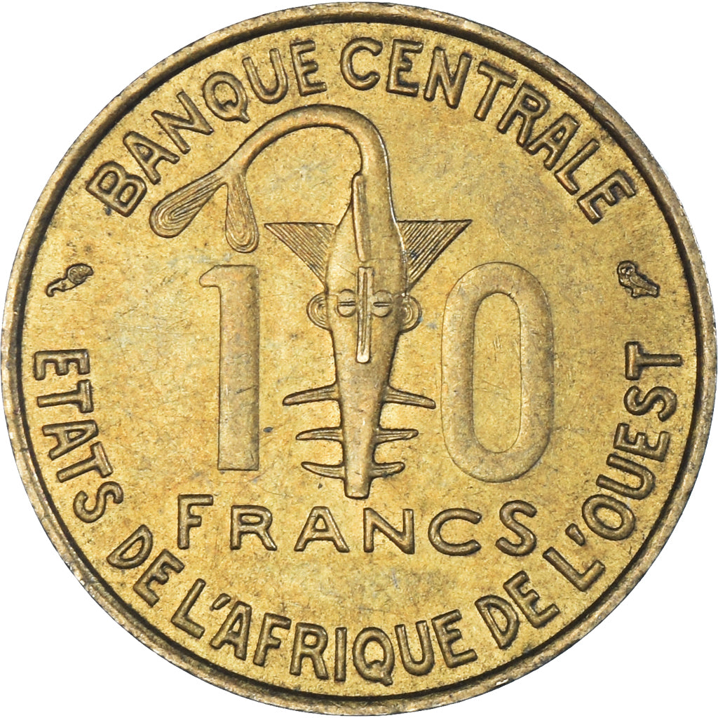 Moneta, Stati dell'Africa occidentale, 10 Francs, 1959
