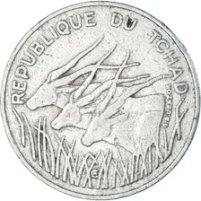 Moneda, Chad, 100 Francs, 1990