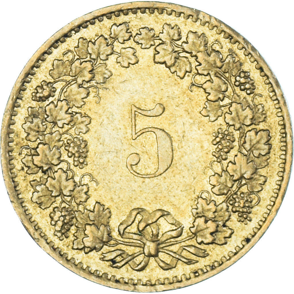 Monnaie, Suisse, 5 Rappen, 1981