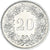 Moneda, Suiza, 20 Rappen, 1974