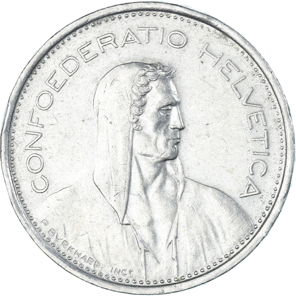 Moneda, Suiza, 5 Francs, 1973