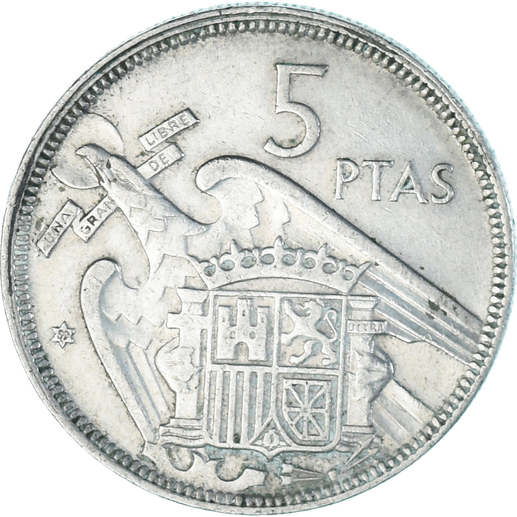 Moeda, Espanha, 5 Pesetas, 1959