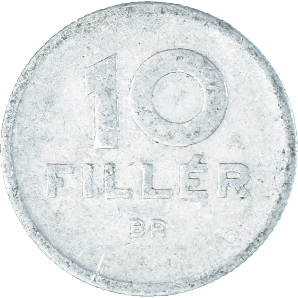 Monnaie, Hongrie, 10 Filler, 1961