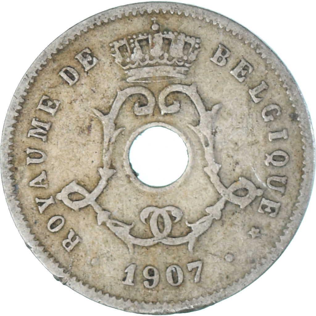 Munten, België, 5 Centimes, 1907